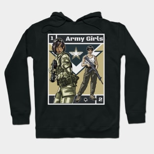 Military girls 3 Hoodie